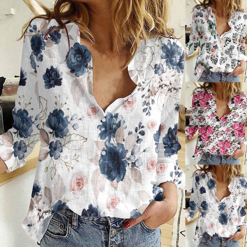 Women's Blouses Fashion Button Down Shirts Vintage Floral Print Women Tunics Tee Casual V Neck Long Sleeve Roll Up Loose Plain Ladies Shirt, 6-pink
Women's Blouses Fashion Button Down Shirts Vintage Floral Print Women Tunics Tee Casual V Neck Long Sleeve Roll Up Loose Plain Ladies Shirt, 6-pink