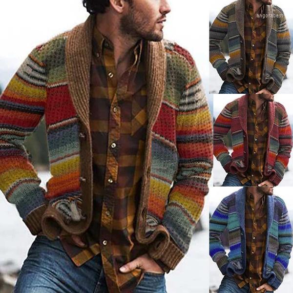 Men's Sweaters Men's Fashion Sweater Coat Autumn And Winter Printed Cardigan Long-sleeved Knitted, Blue
Men's Sweaters Men's Fashion Sweater Coat Autumn And Winter Printed Cardigan Long-sleeved Knitted, Blue