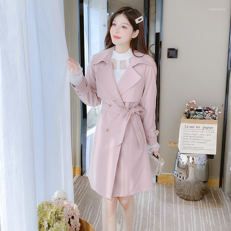 Women' Trench Coats Woman Pink Long Coat Fashion Korean Streetwear Loose Casual Elegant 2022 Thin Autumn Women' Windbreaker Femme, Photo color
Women' Trench Coats Woman Pink Long Coat Fashion Korean Streetwear Loose Casual Elegant 2022 Thin Autumn Women' Windbreaker Femme, Photo color