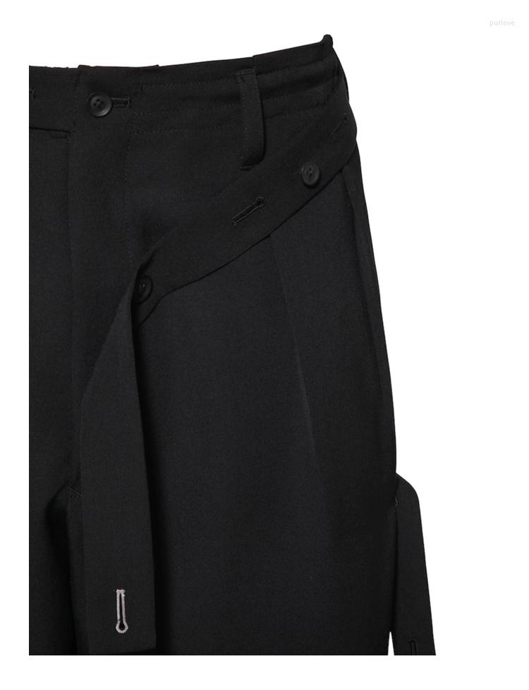 Men' Pants Customized Men' Clothing Independent Personality Ribbon Casual Drop Crotch Loose Plus Size, Black
Men' Pants Customized Men' Clothing Independent Personality Ribbon Casual Drop Crotch Loose Plus Size, Black