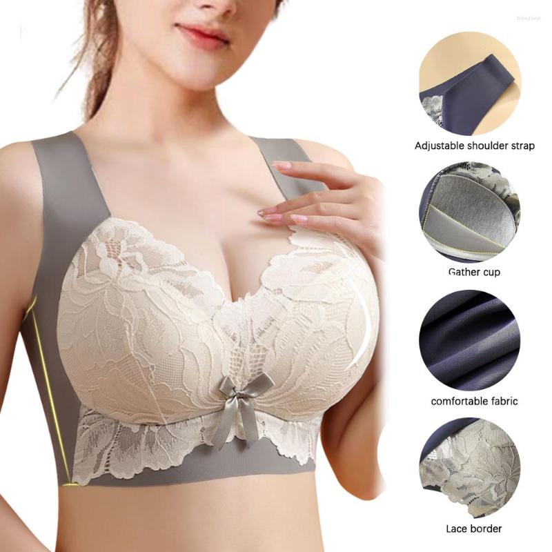 Bras Seamless For Women Unwired Top Female Underwear Lace Push Up Bra Wireless Bralette Lingerie Bh Plus Size Large, Khaki
Bras Seamless For Women Unwired Top Female Underwear Lace Push Up Bra Wireless Bralette Lingerie Bh Plus Size Large, Khaki