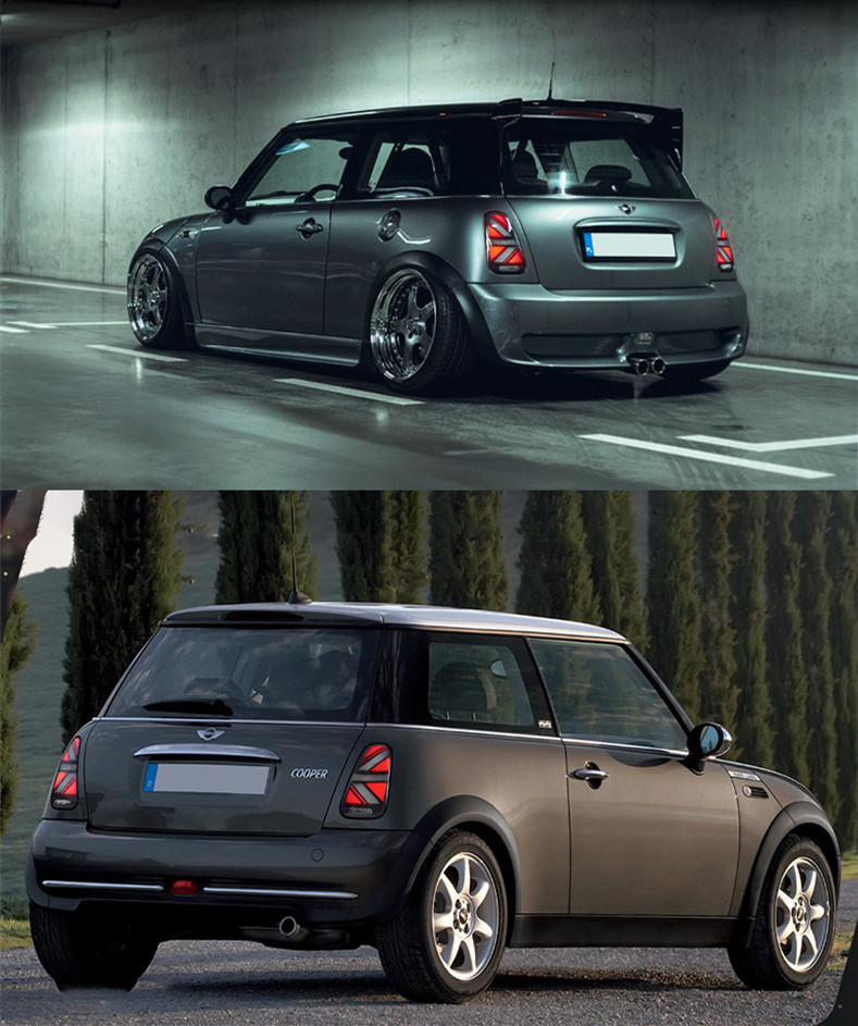 Car Taillights for BMW Mini MINI R50 2001-2006 Steering LED Tail Light Assembly Reversing Brake Lights