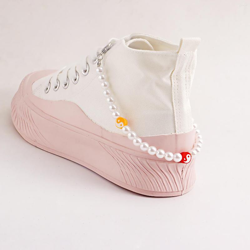 Anklets Imitation Pearls Yin And Yang Shoe Chain For Women Girls Fashion Candy Color Charm Party Birthday Jewelry Gifts
Anklets Imitation Pearls Yin And Yang Shoe Chain For Women Girls Fashion Candy Color Charm Party Birthday Jewelry Gifts