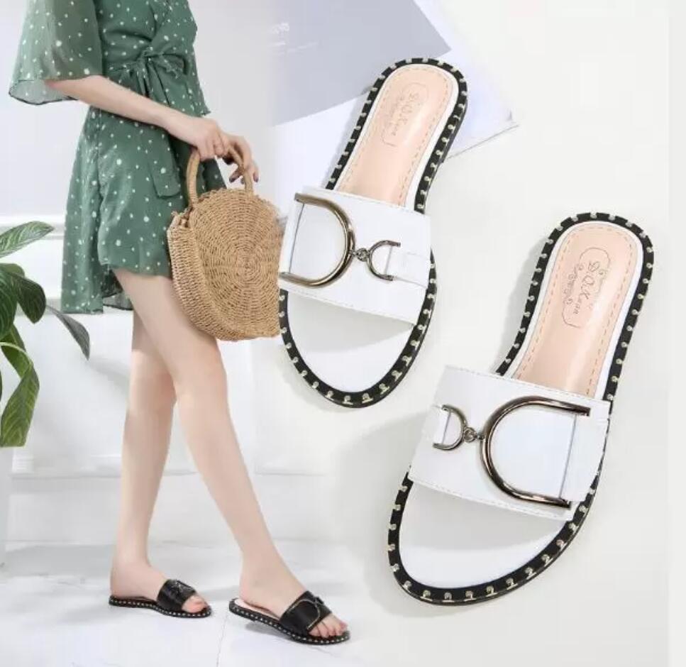 Womens Slippers Leather Square Toe Flats Flip Flops Designer Ladies Slides Summer Sandals Women Shoes Zapatos, Black
Womens Slippers Leather Square Toe Flats Flip Flops Designer Ladies Slides Summer Sandals Women Shoes Zapatos, Black