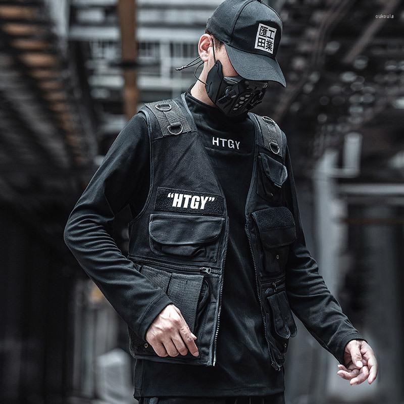 Men's Vests Autumn Multi-Pocket Functional Workwear Tactical Vest High Street Loose Men And WomeninsCountry Fashion Brand Trend Coat, Black
Men's Vests Autumn Multi-Pocket Functional Workwear Tactical Vest High Street Loose Men And WomeninsCountry Fashion Brand Trend Coat, Black