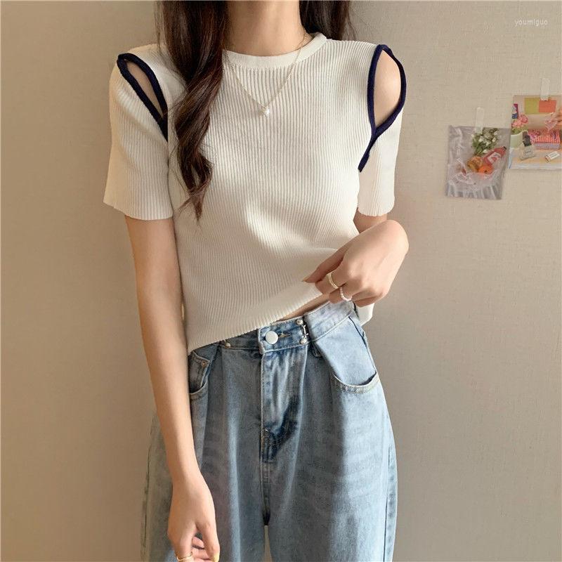 Women' T Shirts Woman Tshirts 2022 Summer Women' Short-Sleeved Knitwear Top Hollow Crop Mujer Camisetas, Black
Women' T Shirts Woman Tshirts 2022 Summer Women' Short-Sleeved Knitwear Top Hollow Crop Mujer Camisetas, Black
