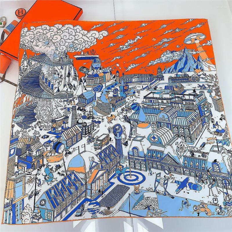 Scarves Twill Silk Scarf For Women Hand Rolled Edges Hijab Foulard Shawl Design 90cm Square Head
Scarves Twill Silk Scarf For Women Hand Rolled Edges Hijab Foulard Shawl Design 90cm Square Head