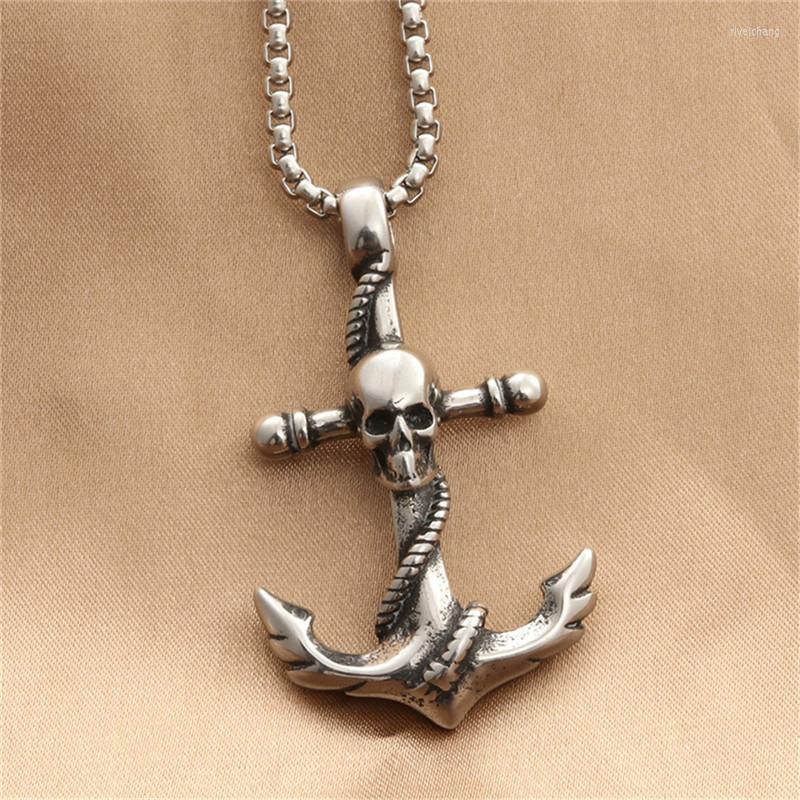 Pendant Necklaces Skull Metal Anchor Necklace For Men's Retro Hip-Hop Punk Sweater Chain Jewelry Gifts
Pendant Necklaces Skull Metal Anchor Necklace For Men's Retro Hip-Hop Punk Sweater Chain Jewelry Gifts