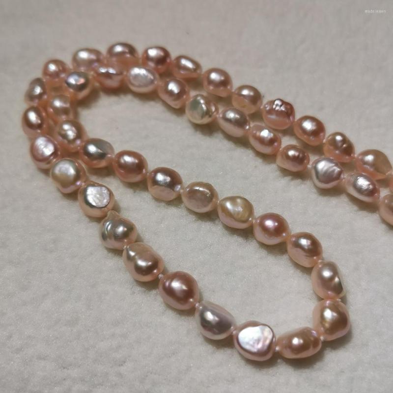 Chains Super Bright Skin Light Natural Colorless Aurora Fresh Water Baroque Shaped Pearl Necklace Orange Rose 14K
Chains Super Bright Skin Light Natural Colorless Aurora Fresh Water Baroque Shaped Pearl Necklace Orange Rose 14K