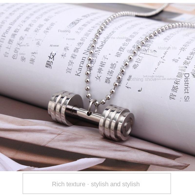 Pendant Necklaces Fashion Simple Stainless Steel Dumbbell Barbell Men Punk Fitness Bodybuilding Necklace Jewelry Accessories Wholesale
Pendant Necklaces Fashion Simple Stainless Steel Dumbbell Barbell Men Punk Fitness Bodybuilding Necklace Jewelry Accessories Wholesale