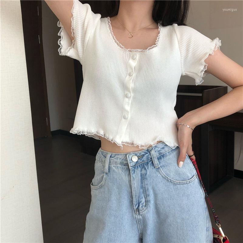 Women's T Shirts Woman TShirts Purple Knitted Short-Sleeved T-shirt For Women Summer White Cardigan Top Crop Mujer Camisetas, Black
Women's T Shirts Woman TShirts Purple Knitted Short-Sleeved T-shirt For Women Summer White Cardigan Top Crop Mujer Camisetas, Black