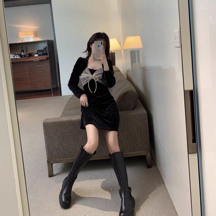 Casual Dresses Women Women' Dress 2022 Spring Square Collar Vestido De Mujer Femme Robe, Black
Casual Dresses Women Women' Dress 2022 Spring Square Collar Vestido De Mujer Femme Robe, Black