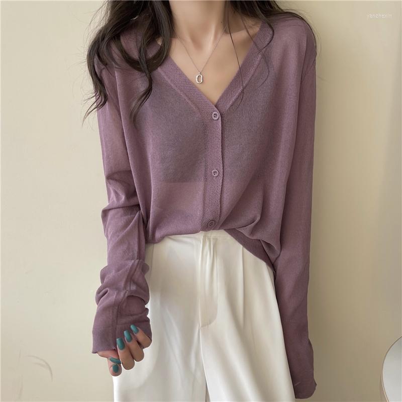 Women's Jackets Long Sleeved Knitted Top Thin Sunscreen Cardigan 2022 Summer Fashion Women's Wear Solid Versatile Casual Blouse Harajuku
Women's Jackets Long Sleeved Knitted Top Thin Sunscreen Cardigan 2022 Summer Fashion Women's Wear Solid Versatile Casual Blouse Harajuku