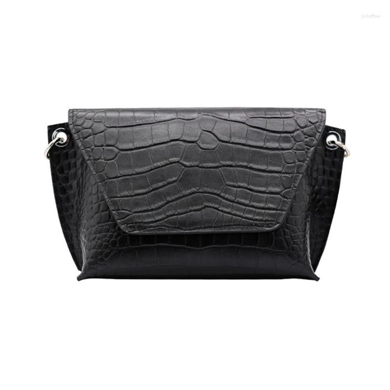 Evening Bags Crocodile Pattern Genuine Leather Crossbody Bag Women Commuter Casual Fashion Women's Shoulder Messenger Female Handbag, Black plain
Evening Bags Crocodile Pattern Genuine Leather Crossbody Bag Women Commuter Casual Fashion Women's Shoulder Messenger Female Handbag, Black plain