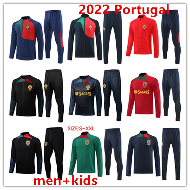 2022 Portugal football tracksuit Men kids national 22 23 Long zipper and Half zipper Long sleeve soccer jersey training suit survetement foot chandal sportswear
2022 Portugal football tracksuit Men kids national 22 23 Long zipper and Half zipper Long sleeve soccer jersey training suit survetement foot chandal sportswear