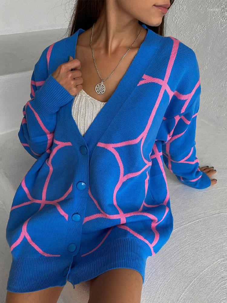Women' Knits Autumn Fashion Striped Women Cardigans Oversized Knitted V-Neck Female Line Sweater 2022 Casual Long Sleeve Cardigan Outerwear, Pink
Women' Knits Autumn Fashion Striped Women Cardigans Oversized Knitted V-Neck Female Line Sweater 2022 Casual Long Sleeve Cardigan Outerwear, Pink