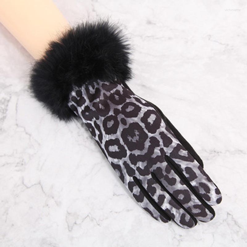 Five Fingers Gloves Autumn Winter Bur Upset AB Face Leopard Print Mittens Outdoor Driving Cycling Women's Cold Warm Suede For Women 62
Five Fingers Gloves Autumn Winter Bur Upset AB Face Leopard Print Mittens Outdoor Driving Cycling Women's Cold Warm Suede For Women 62