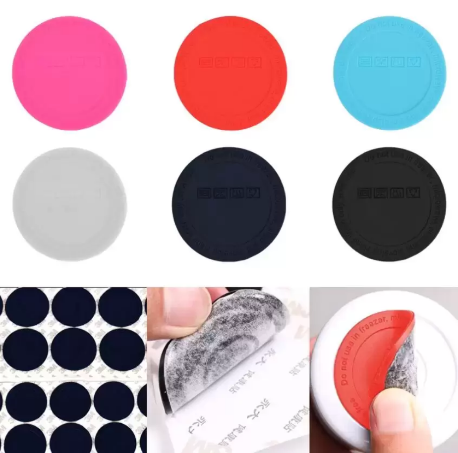 Antislip Cup Mat Silicone Coaster Round Bumpers Rubber Bottom Waterproof Heat Resistant For 20oz Tumbler SS1104
