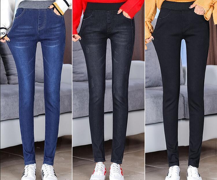 Women's Jeans Women's Korean Version Style Women Fashion Pants Wild Thicken Trousers Casual Slim Fit Plus Velvet Pencil Elasticity, Blue
Women's Jeans Women's Korean Version Style Women Fashion Pants Wild Thicken Trousers Casual Slim Fit Plus Velvet Pencil Elasticity, Blue