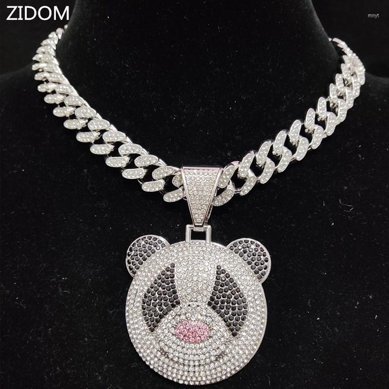 Pendant Necklaces Men Women Hip Hop Panda Necklace With 13mm Crystal Cuban Chain HipHop Iced Out Bling Fashion Charm Jewelry
Pendant Necklaces Men Women Hip Hop Panda Necklace With 13mm Crystal Cuban Chain HipHop Iced Out Bling Fashion Charm Jewelry