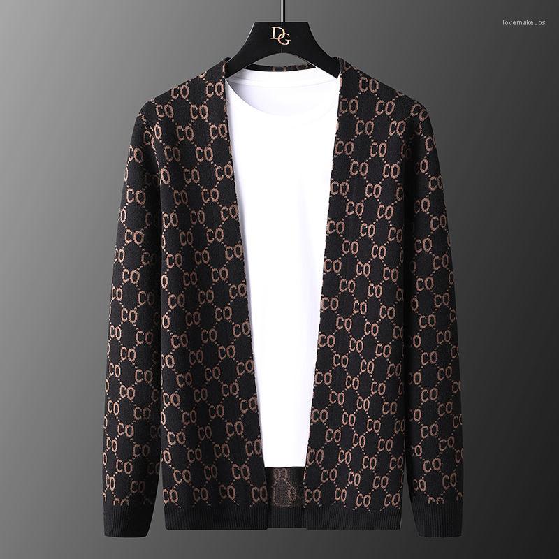 Men's Sweaters Letter Print Cardigan Knit Jacket England Style Autumn Designer Plus Size Men Fashion Brand Abrigo Hombre, Black
Men's Sweaters Letter Print Cardigan Knit Jacket England Style Autumn Designer Plus Size Men Fashion Brand Abrigo Hombre, Black