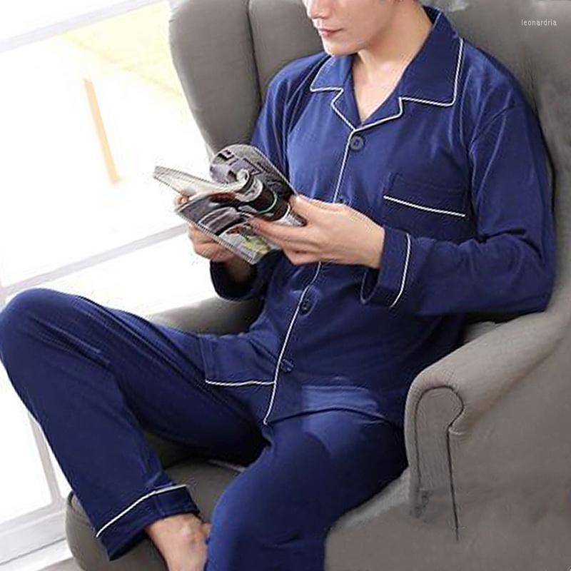 Men's Sleepwear SHUJIN Men Pajama Sets Silk Satin Pijama Turn-down Collar Long Sleeve Spring Nightwear Male 2 Pieces Homewear, 94 blue
Men's Sleepwear SHUJIN Men Pajama Sets Silk Satin Pijama Turn-down Collar Long Sleeve Spring Nightwear Male 2 Pieces Homewear, 94 blue
