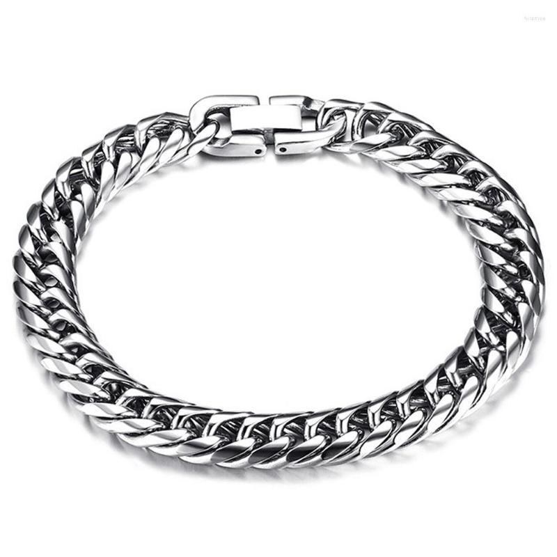 Link Bracelets 316L Stainless Steel 10mm Men Bracelet Cuban Hand-chain Viking Punk Male Gift Jewelry Daily Pulseira Wholesale Drop
Link Bracelets 316L Stainless Steel 10mm Men Bracelet Cuban Hand-chain Viking Punk Male Gift Jewelry Daily Pulseira Wholesale Drop