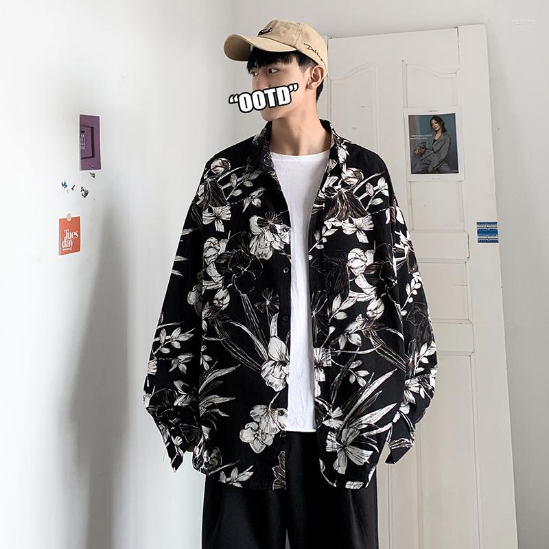 Men' Casual Shirts Shirt Men Long Sleeved Flower Printed Blouse Loose Male Tops Clothing Soft Comfortable Camisas Para Hombre, Style 01
Men' Casual Shirts Shirt Men Long Sleeved Flower Printed Blouse Loose Male Tops Clothing Soft Comfortable Camisas Para Hombre, Style 01