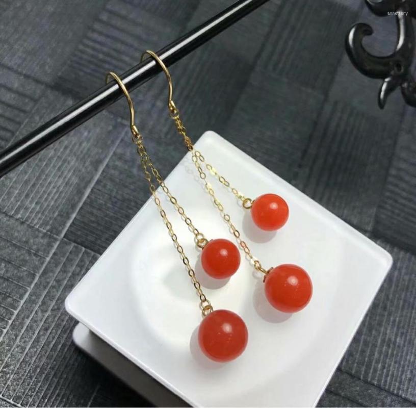Stud Earrings Shilovem 18K Yellow Gold Real Natural South Red Agate Fine Jewelry Wedding Plant Christmas Gift Myme6677nh
Stud Earrings Shilovem 18K Yellow Gold Real Natural South Red Agate Fine Jewelry Wedding Plant Christmas Gift Myme6677nh