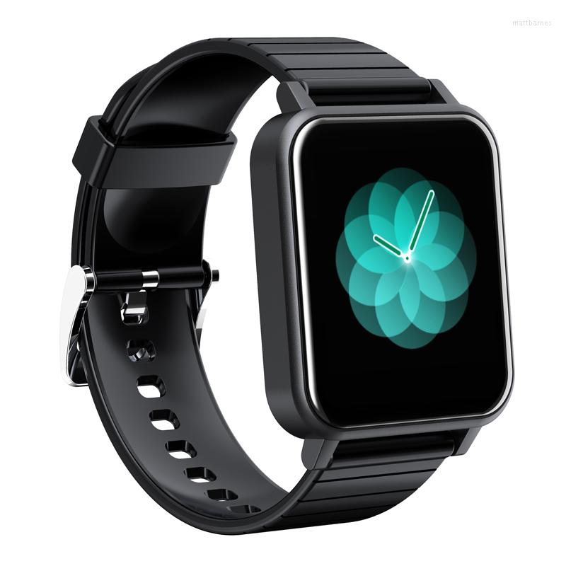 Wristwatches Cross-border Explosive Smart Bracelet For Measuring Body Temperature Heart Rate Blood Pressure Sleep Health Waterproof Sport, Black
Wristwatches Cross-border Explosive Smart Bracelet For Measuring Body Temperature Heart Rate Blood Pressure Sleep Health Waterproof Sport, Black