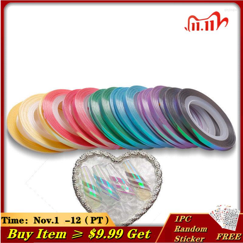 Nail Art Kits 18pcs Candy Color Adhesive Decals Mermaid Decor Glitter Striping Tape Line Sticker Laser Manicure
Nail Art Kits 18pcs Candy Color Adhesive Decals Mermaid Decor Glitter Striping Tape Line Sticker Laser Manicure