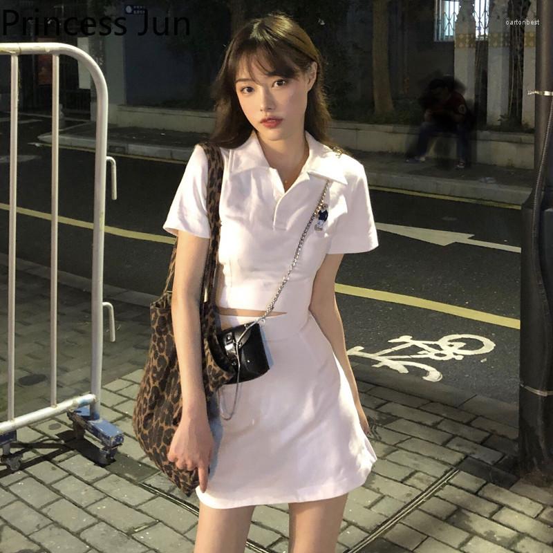 Work Dresses Women Fashion Outfits White Khaki 2 Piece Dress Sets Two Short Sleeve Crop Top T Shirts&Mini Skirt Student Girl Suit
Work Dresses Women Fashion Outfits White Khaki 2 Piece Dress Sets Two Short Sleeve Crop Top T Shirts&Mini Skirt Student Girl Suit