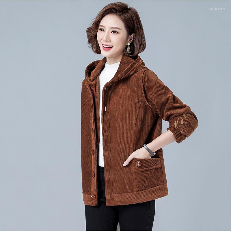 Women's Trench Coats Plus Velvet Thicke Corduroy Outerwear Women Loose Mother Casual Short Windbreaker 2022 Autumn Winter Hooded Jacket, Blue
Women's Trench Coats Plus Velvet Thicke Corduroy Outerwear Women Loose Mother Casual Short Windbreaker 2022 Autumn Winter Hooded Jacket, Blue