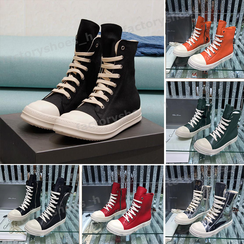 Rick Boots Men Women Canvas Shoes Genuine Leather Sneakers High Top Owen Booties Black Lace Up Trainers Breathable Platform Boot Big Size 35-47, Color31
Rick Boots Men Women Canvas Shoes Genuine Leather Sneakers High Top Owen Booties Black Lace Up Trainers Breathable Platform Boot Big Size 35-47, Color31