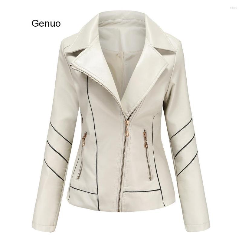 Women' Leather Women Jacket Casual Lapel Slim Fashion Urban Leisure Pu Zipper Short 2022 Outwear, Beige
Women' Leather Women Jacket Casual Lapel Slim Fashion Urban Leisure Pu Zipper Short 2022 Outwear, Beige