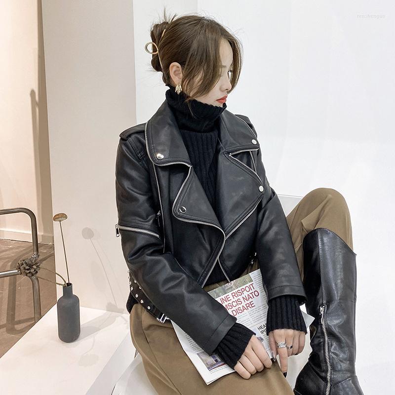 Women' Leather 2023 Spring Women Pu Faux Soft Motorcycle Zipper Jacket Coat Female Turndown Collar Slim Biker Coats Basic Streetwear, Beige
Women' Leather 2023 Spring Women Pu Faux Soft Motorcycle Zipper Jacket Coat Female Turndown Collar Slim Biker Coats Basic Streetwear, Beige