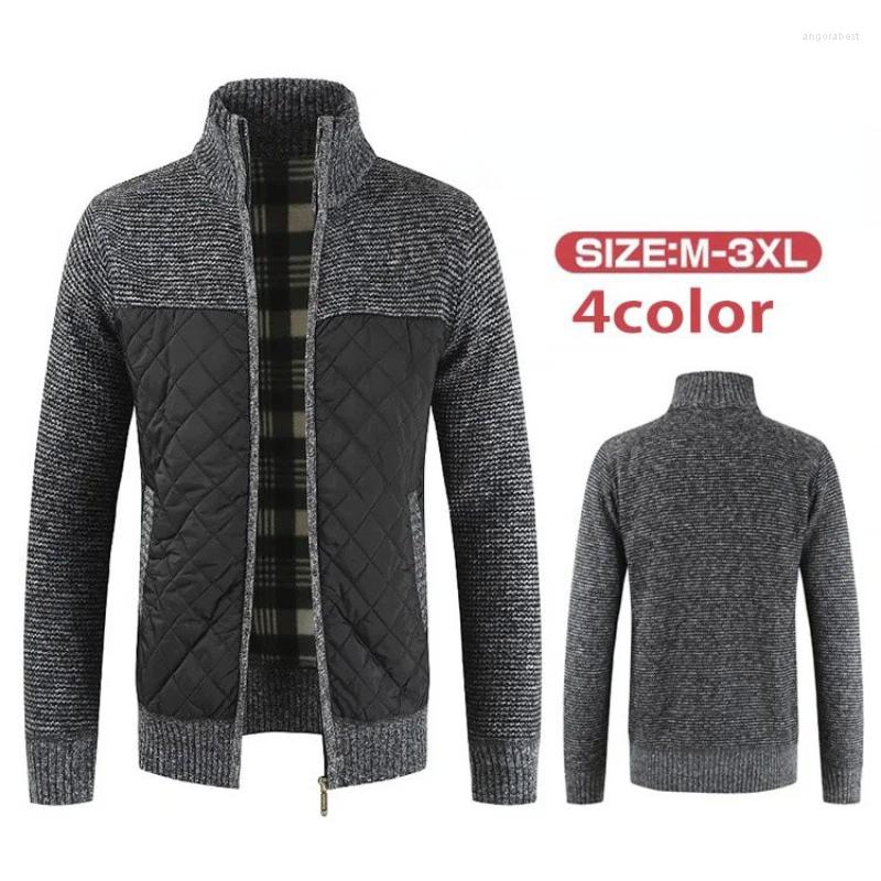 Men's Sweaters Cotton Thickened Men's Sweater Jacket Long Sleeve Zipper Knitted Coat Stand Collar Cardigan, Black
Men's Sweaters Cotton Thickened Men's Sweater Jacket Long Sleeve Zipper Knitted Coat Stand Collar Cardigan, Black