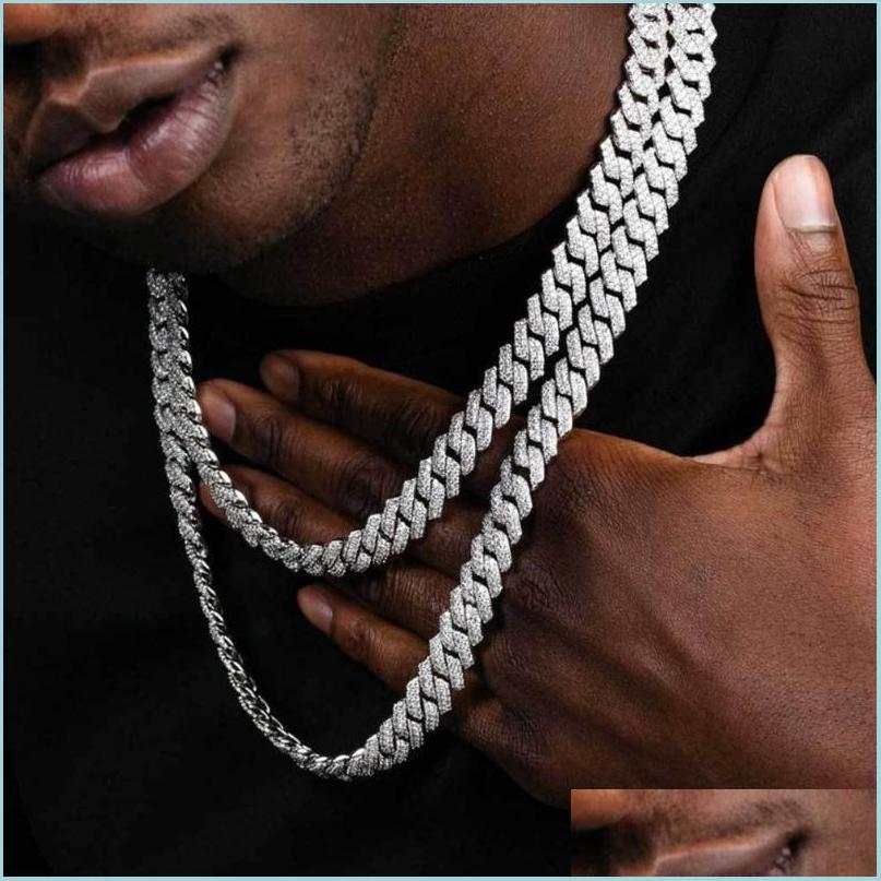 Chains Chains Cuban Link Chain For Men Iced Out Sier Gold Rapper Necklaces Fl Miami Necklace Bling Diamond Hip Hop Jewelry Choker Dr Dh3Io
Chains Chains Cuban Link Chain For Men Iced Out Sier Gold Rapper Necklaces Fl Miami Necklace Bling Diamond Hip Hop Jewelry Choker Dr Dh3Io