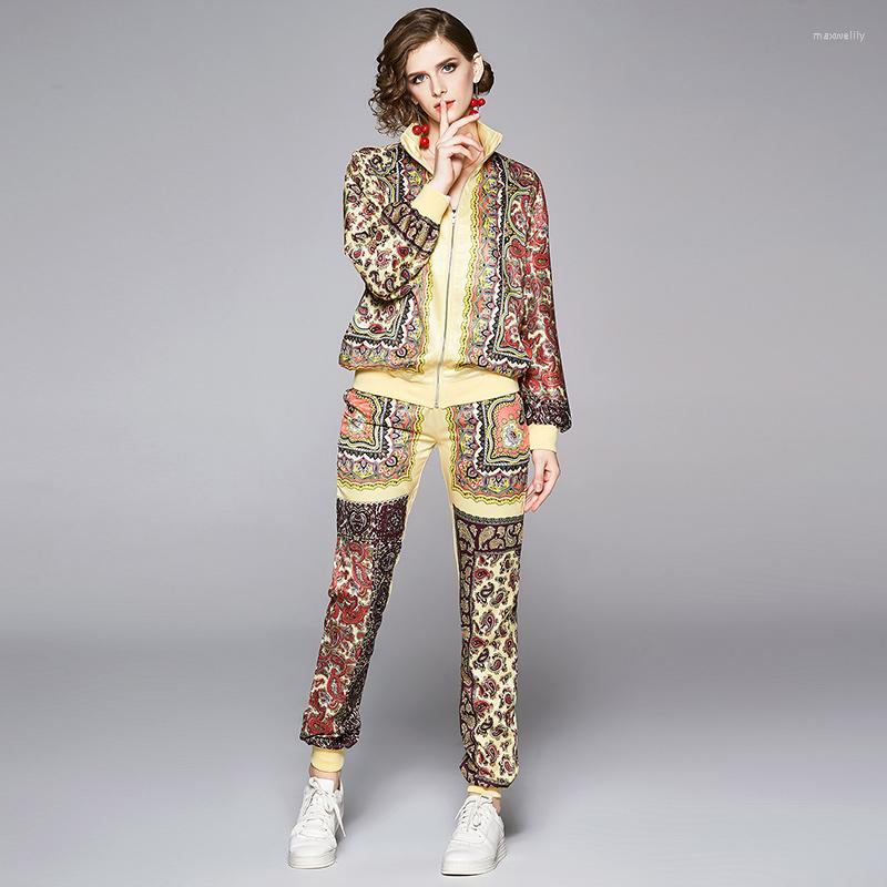 Women's Two Piece Pants Fashionable Suit Autumn And Winter Lapel Long Sleeve Printed Jacket Baseball Casual Trousers Two-piece Set, The picture color
Women's Two Piece Pants Fashionable Suit Autumn And Winter Lapel Long Sleeve Printed Jacket Baseball Casual Trousers Two-piece Set, The picture color