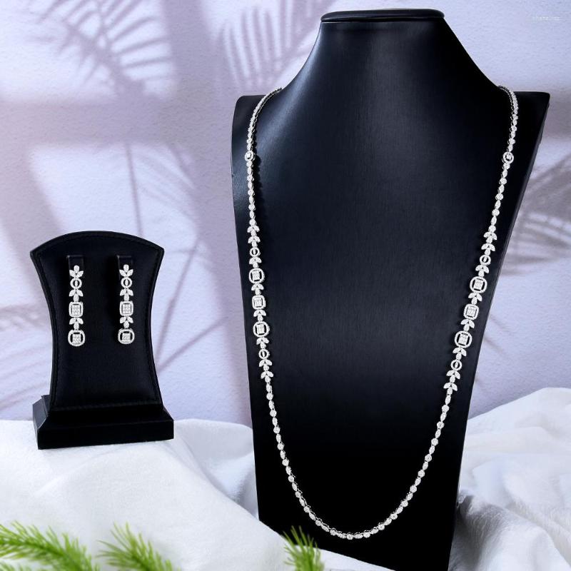 Necklace Earrings Set GODKI Trendy Sweater Long Earring For Women Wedding Party Zircon CZ African Dubai Bridal Jewelry 2022, Picture shown
Necklace Earrings Set GODKI Trendy Sweater Long Earring For Women Wedding Party Zircon CZ African Dubai Bridal Jewelry 2022, Picture shown