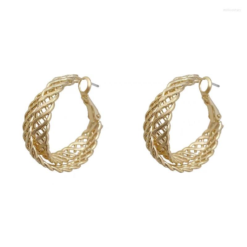 Hoop Earrings Trend Geometric Gold Color Exaggerated Matte Round INS For Women Girls Simple Punk Gift Party Jewelry Hollow
Hoop Earrings Trend Geometric Gold Color Exaggerated Matte Round INS For Women Girls Simple Punk Gift Party Jewelry Hollow