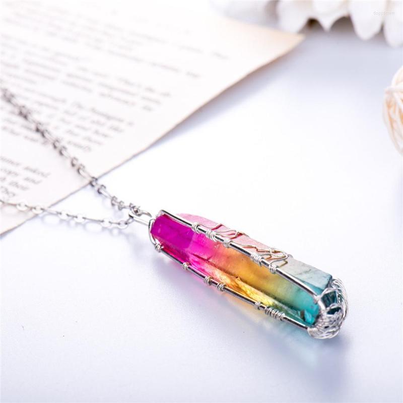 Pendant Necklaces Tourmaline Persian Natural Stone Weave Choker Necklace Stainless Steel Sweater Chain Women's Yoga Healing Jewelry
Pendant Necklaces Tourmaline Persian Natural Stone Weave Choker Necklace Stainless Steel Sweater Chain Women's Yoga Healing Jewelry