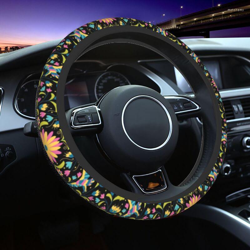 Steering Wheel Covers 38cm Mexican Floral Otami Pattern Cover Women Men Auto Car Protector Fit For Sedan 15 Inch
Steering Wheel Covers 38cm Mexican Floral Otami Pattern Cover Women Men Auto Car Protector Fit For Sedan 15 Inch