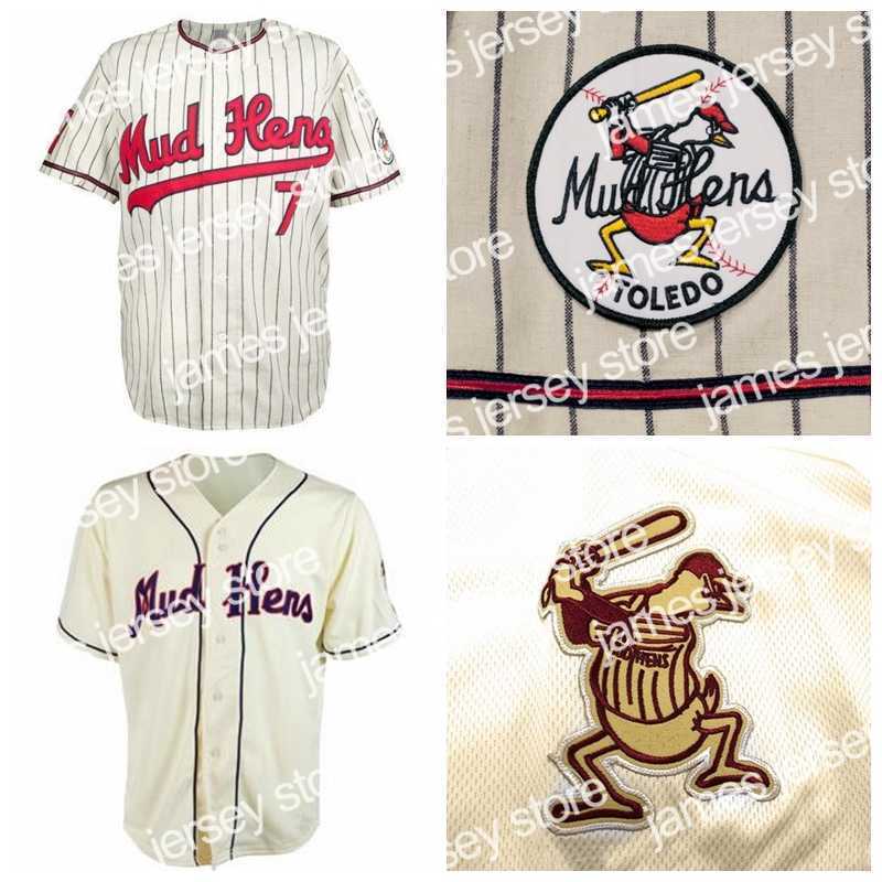 Baseball Jerseys Custom Toledo Mud Hens 1965 Home Baseball Jerseys Any Name Any Number