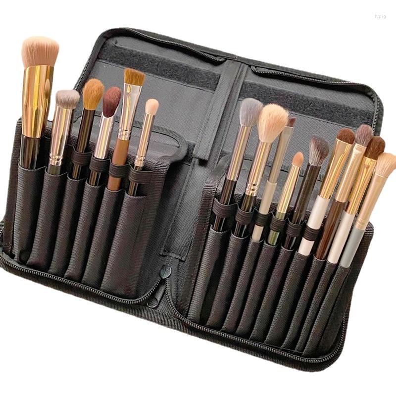Cosmetic Bags 15 Pockets Girls Makeup Brushes Bag Organizer Women Travel Zipper Toiletry Case For Beauty Tools Pouch - Only, Only bag
Cosmetic Bags 15 Pockets Girls Makeup Brushes Bag Organizer Women Travel Zipper Toiletry Case For Beauty Tools Pouch - Only, Only bag