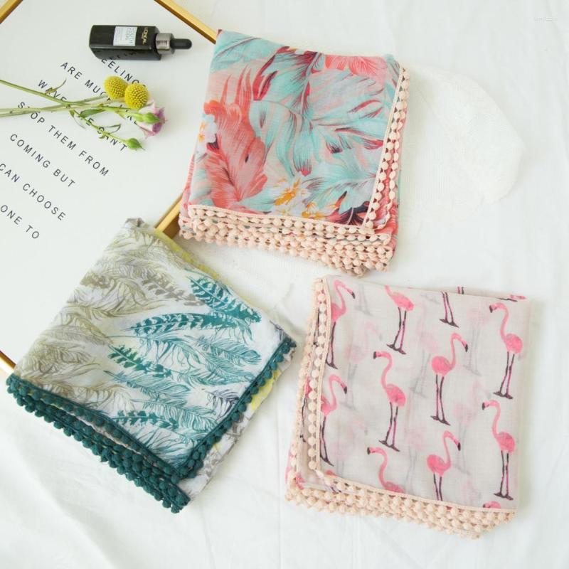 Scarves 2022 Fashion Feather Pattern Small Pompon Scarf Shawls Long Viscose Leaf Print Trim Wrap Hijab 3 Design
Scarves 2022 Fashion Feather Pattern Small Pompon Scarf Shawls Long Viscose Leaf Print Trim Wrap Hijab 3 Design
