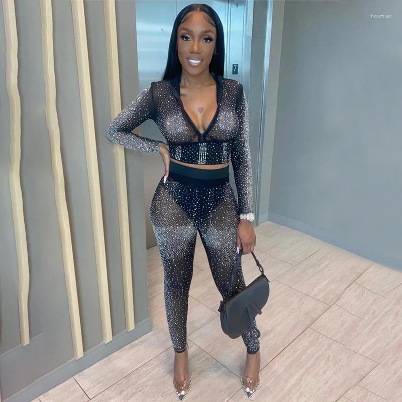 Women' Two Piece Pants 2022 Fall Party Club Women' Mesh Polka-dot Print V-neck Long Sleeve Crop Top High Waisted Small Feet Sheath, Black
Women' Two Piece Pants 2022 Fall Party Club Women' Mesh Polka-dot Print V-neck Long Sleeve Crop Top High Waisted Small Feet Sheath, Black
