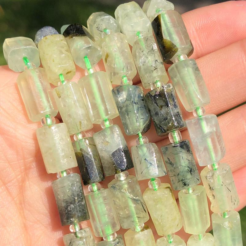 Beads Natural Stone Column Shape Faceted Green Prehnites Loose Gem For Jewelry DIY Making Charms Bracelet Earrings Accessories
Beads Natural Stone Column Shape Faceted Green Prehnites Loose Gem For Jewelry DIY Making Charms Bracelet Earrings Accessories
