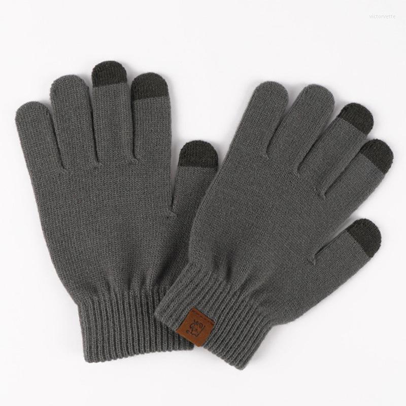 Five Fingers Gloves Korean Solid Color Bear Knit Wool Children's Boy Girl Winter Full Finger Outdoor Cycling Touch Screen Warm Mittens
Five Fingers Gloves Korean Solid Color Bear Knit Wool Children's Boy Girl Winter Full Finger Outdoor Cycling Touch Screen Warm Mittens