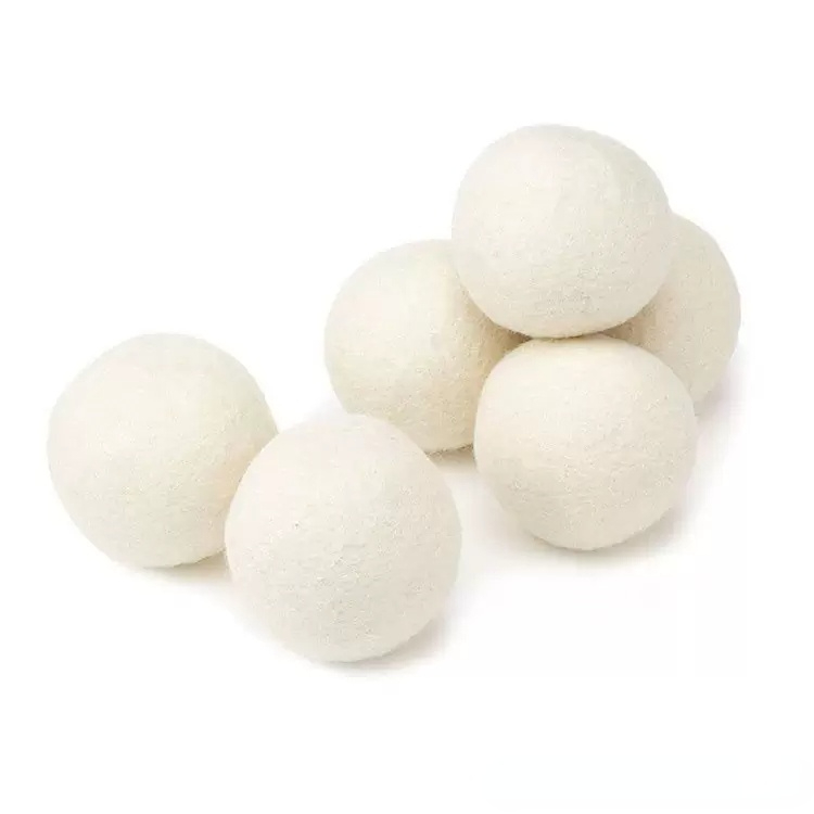 Other Laundry Products 6CM Practical Laundry Clean Ball Reusable Natural Organic Fabric Softener Premium Organic Wool Dryer Balls